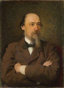 Крамской Иван (1837-1887) ПОРТРЕТ ПОЭТА НИКОЛАЯ АЛЕКСЕЕВИЧА НЕКРАСОВА 1877