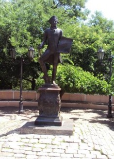 Памятник де Рибасу в Одессе. Фото автора